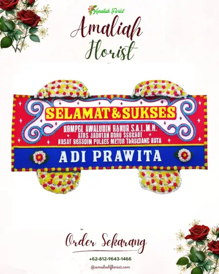 Papan Bunga Ucapan Selamat Prambatan Lor